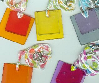 craftster Dyed Plexiglas Necklaces